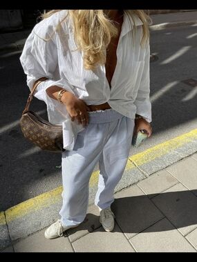 Djerf Avenue Breezy Stripe Pants
